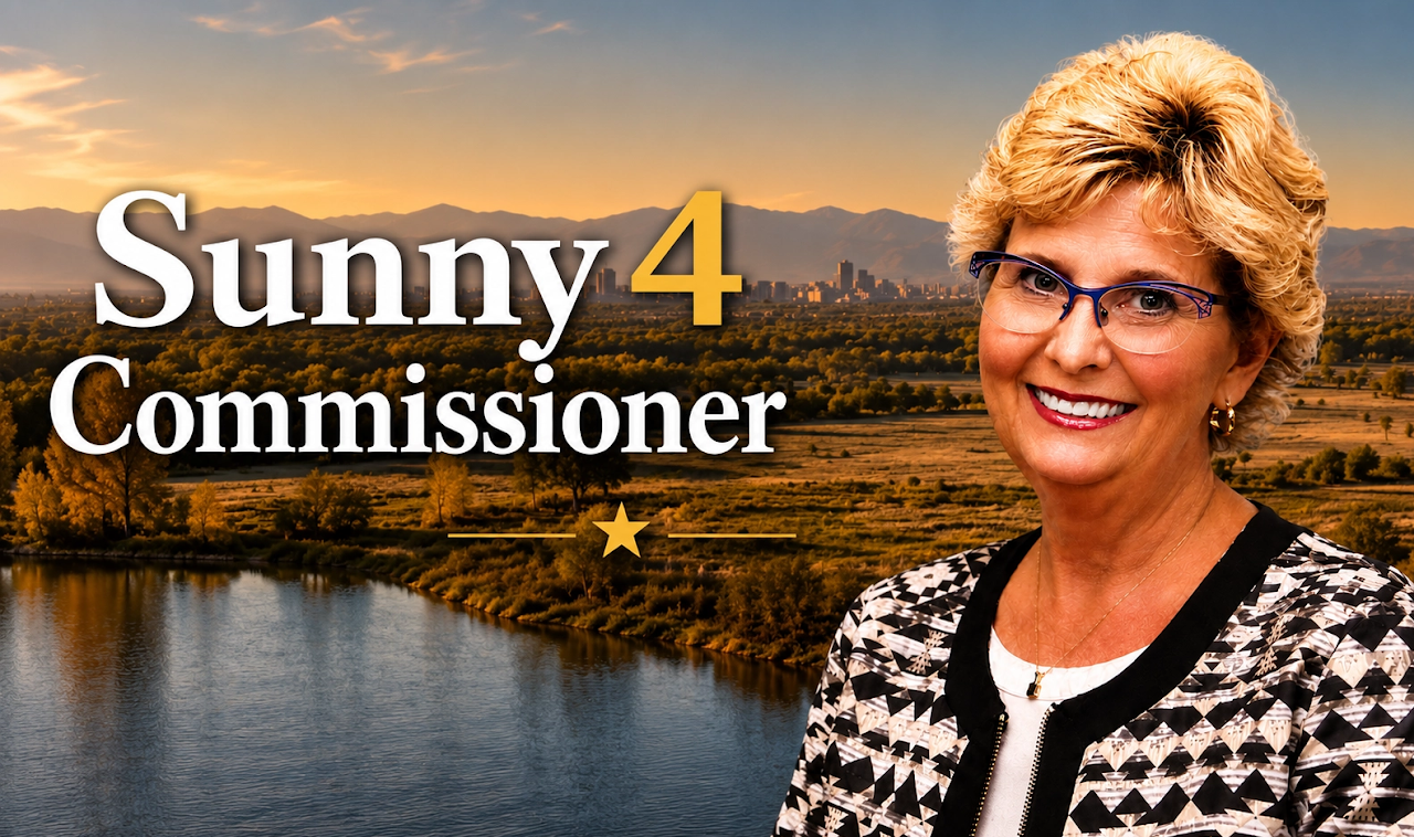 Sunny4 Commissioner campaign graphic
